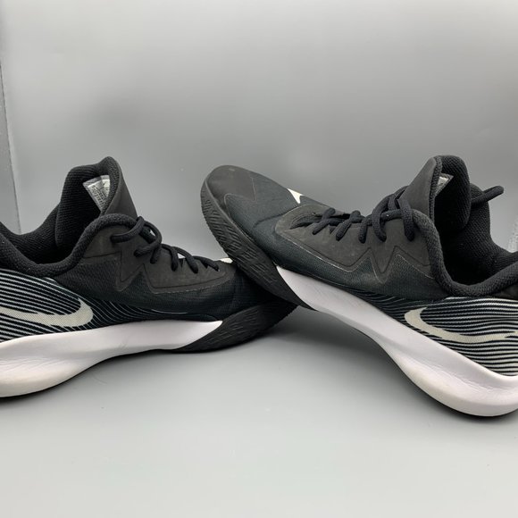 Nike Precision 4 Black & White Athletic Sneakers